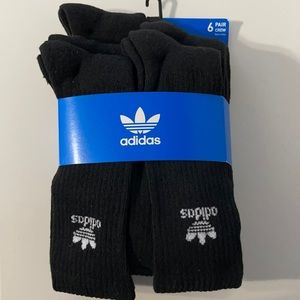 Adidas 6 Pack Crew Socks